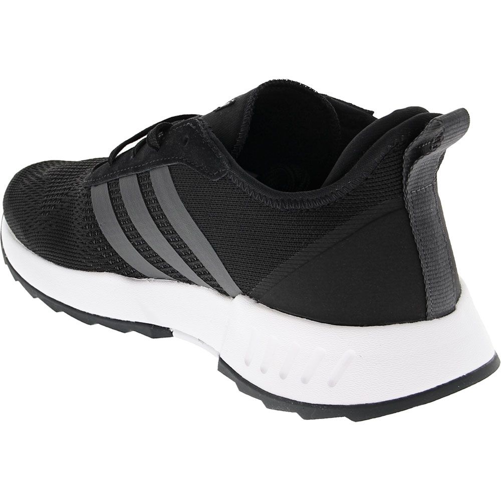 Adidas Phosphere Running Shoes - Mens Black White Back View