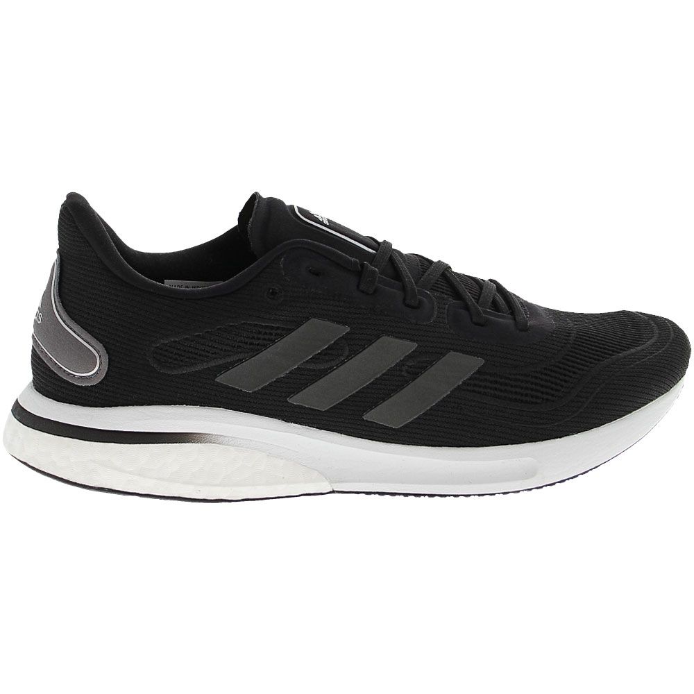 Adidas Supernova Running Shoes - Womens Black Grey Side View