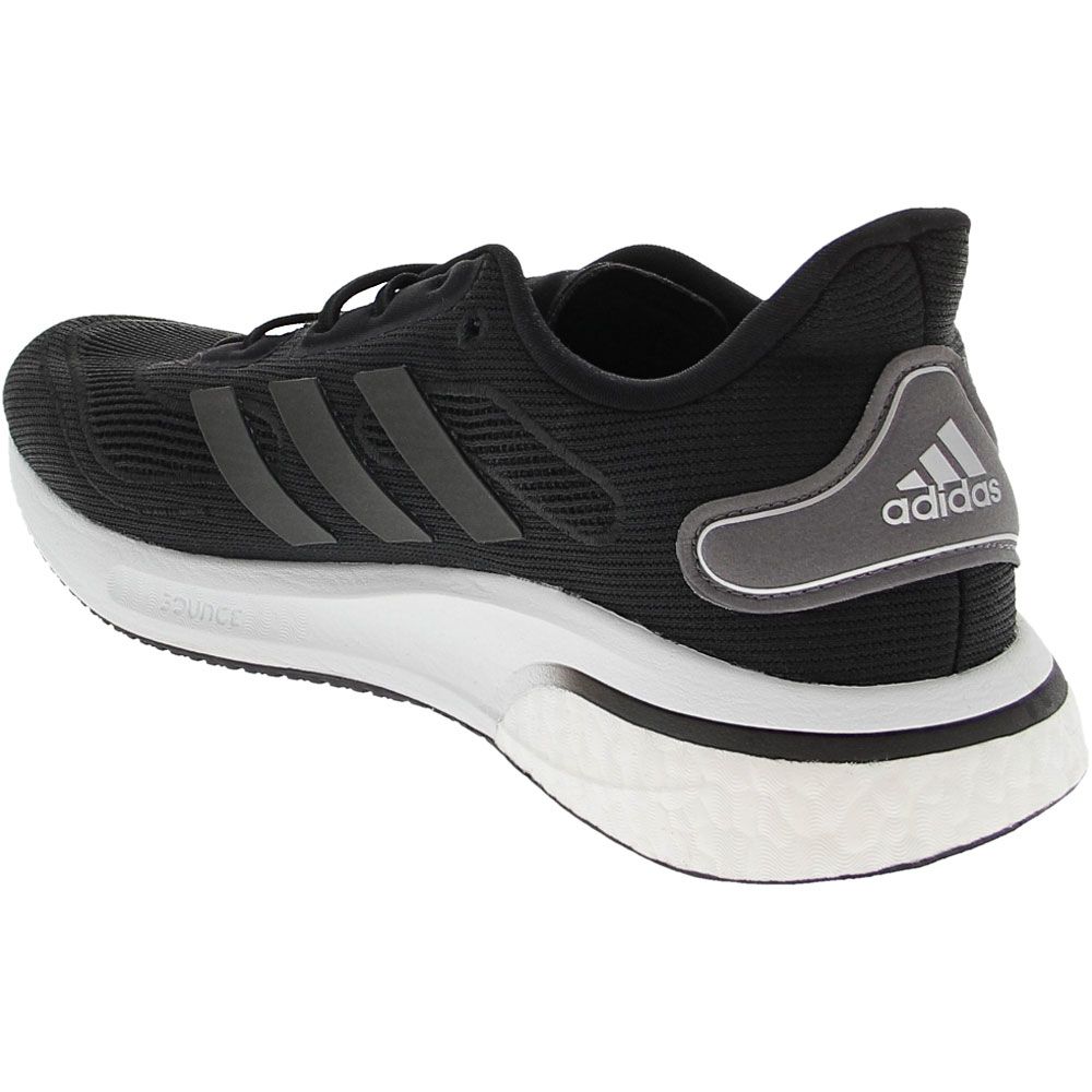 Adidas Supernova Running Shoes - Womens Black Grey Back View