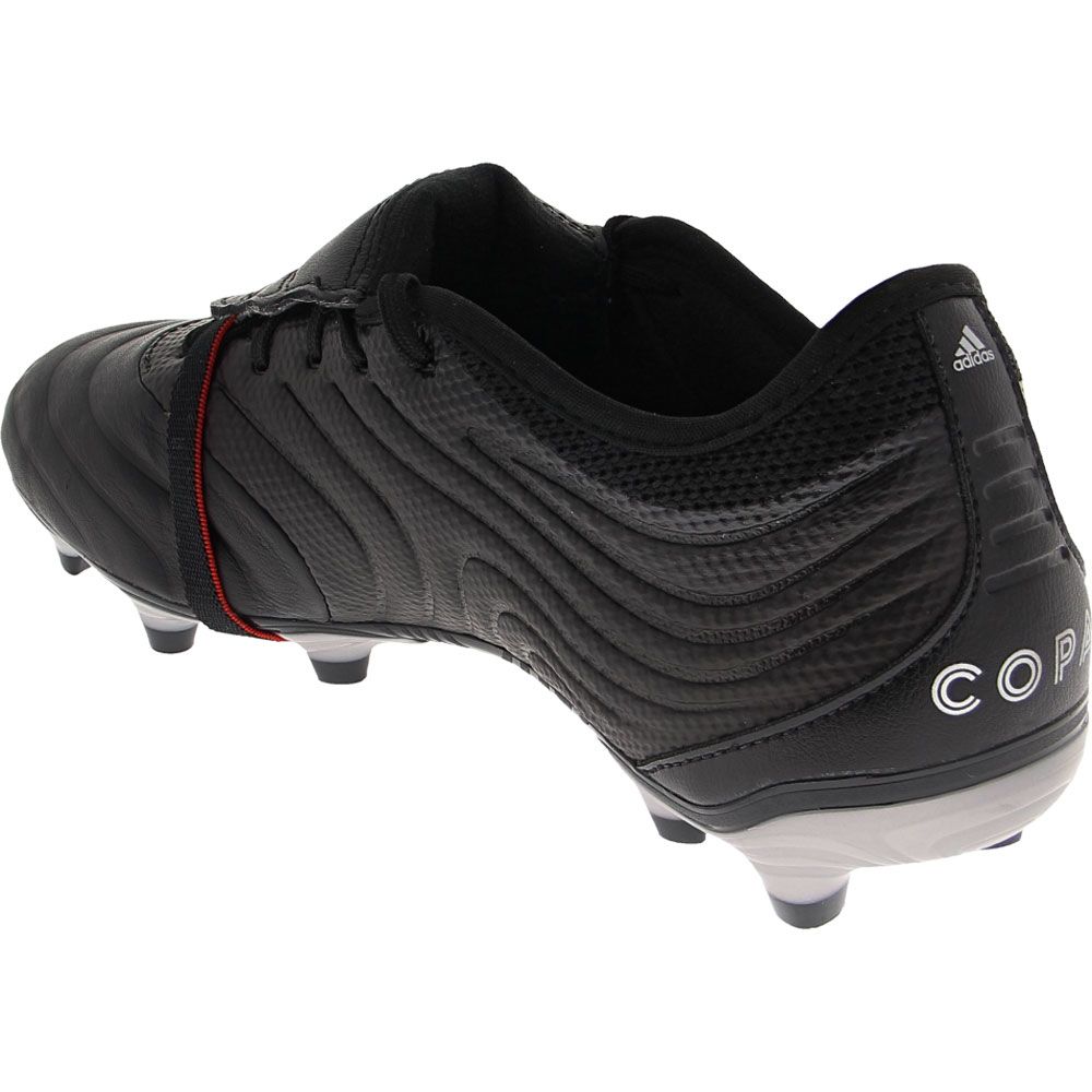 Adidas Copa Gloro 19.2 FG Outdoor Soccer Cleats - Mens Black White Coral Back View