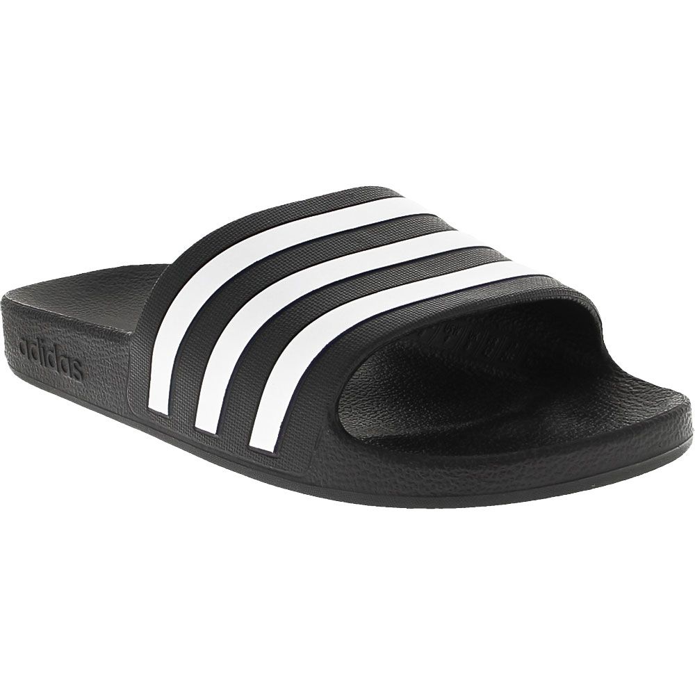 Adidas Adilette Aqua Slide Sandal - Mens Black White
