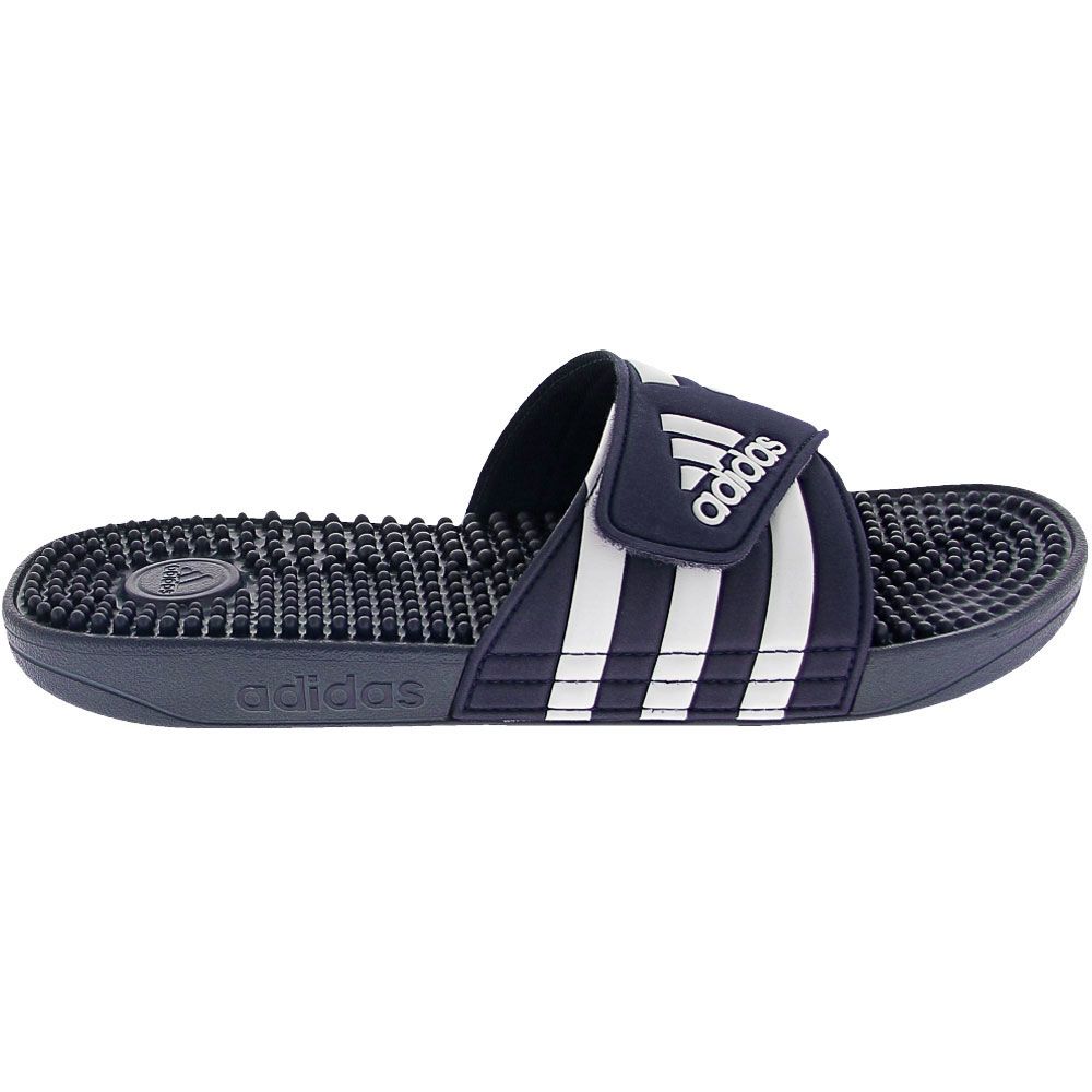 Adidas Adissage Slide Sandals - Mens Blue Side View