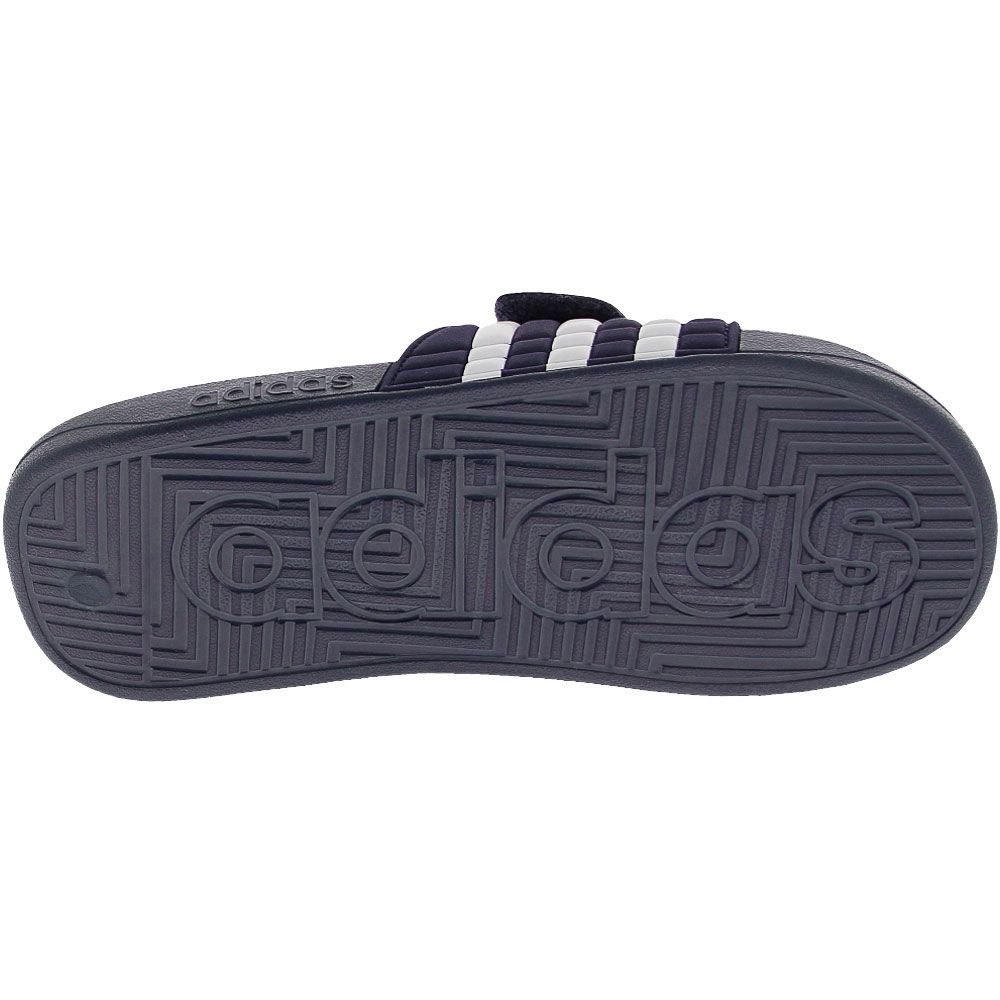 Adidas Adissage Slide Sandals - Mens Blue Sole View