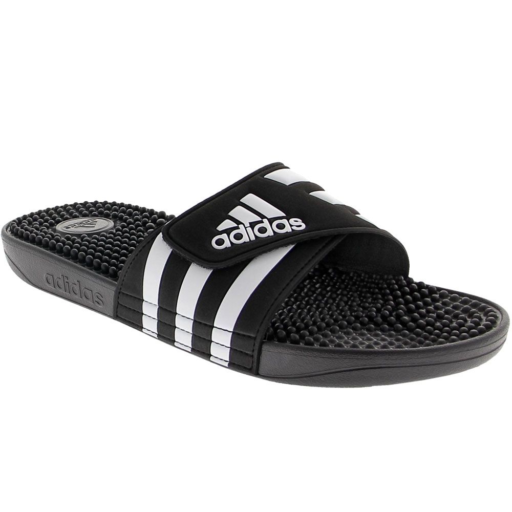 Adidas Adissage Slide Sandals - Mens Black White