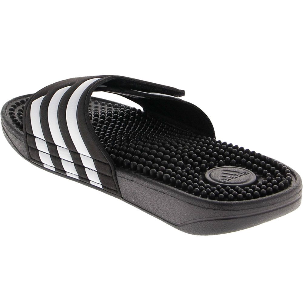 Adidas Adissage K Slide Sandals - Boys | Girls Black White Back View