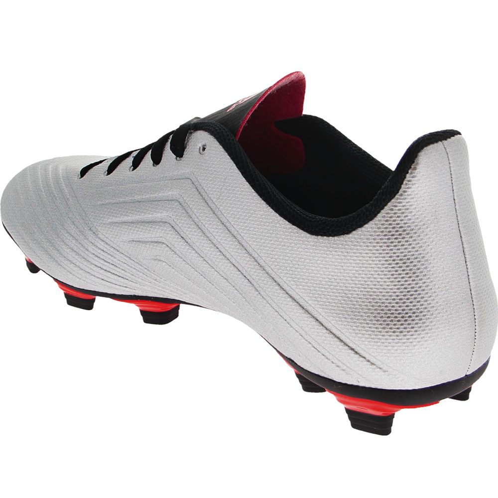 Adidas Predator 19.4 Fxg Outdoor Soccer Cleats - Mens Silver Back View