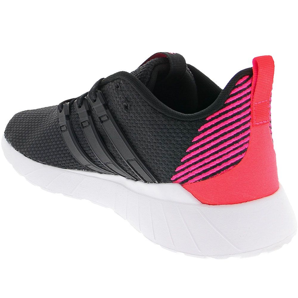 Adidas Questar Flow Running Shoes - Womens Black Black Red Back View