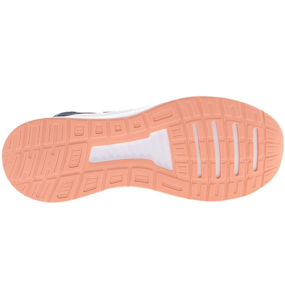 Adidas Falcon Running Shoes - Womens Blue Pink Sole View