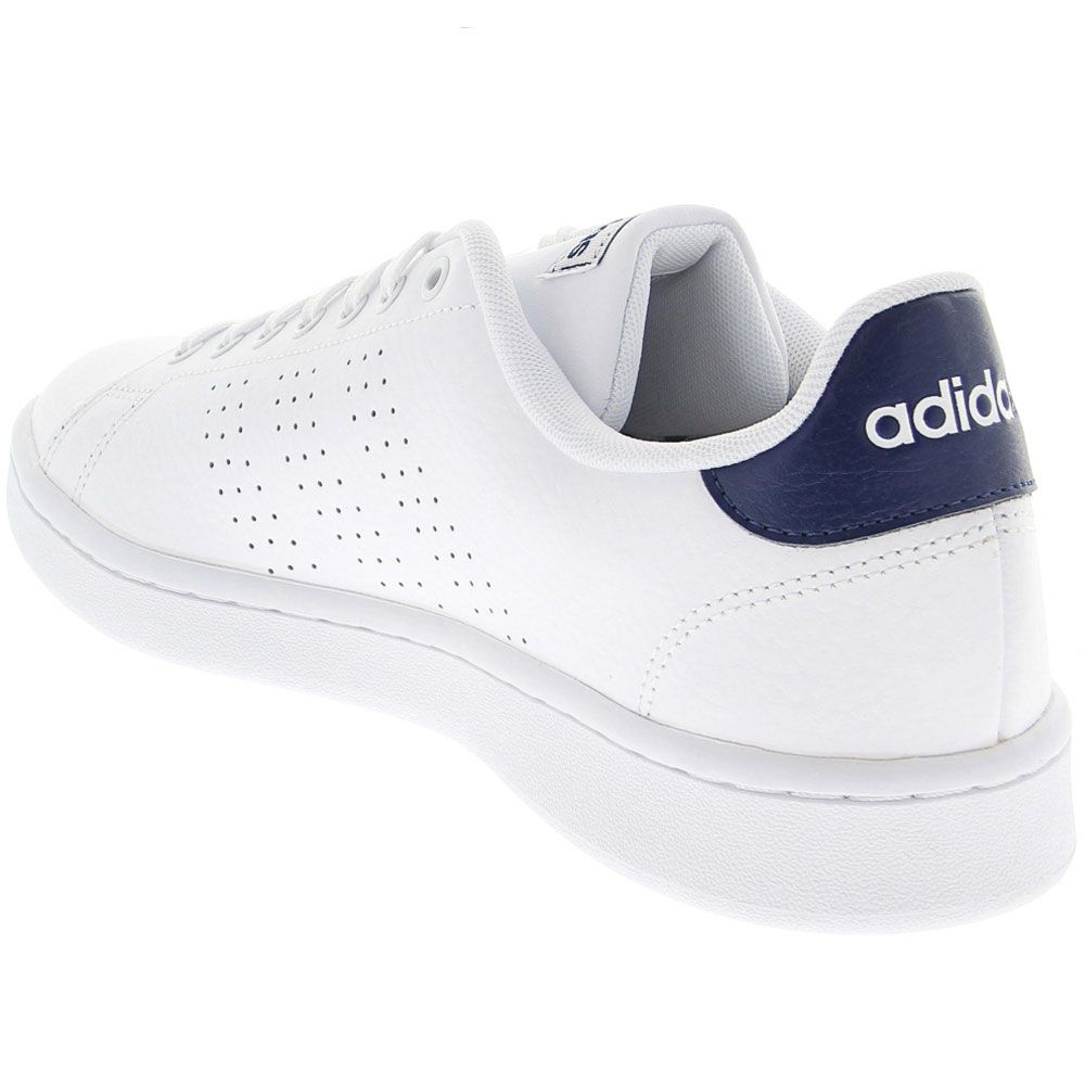 Adidas Advantage Lifestyle Shoes - Mens Cloud White Blue Back View