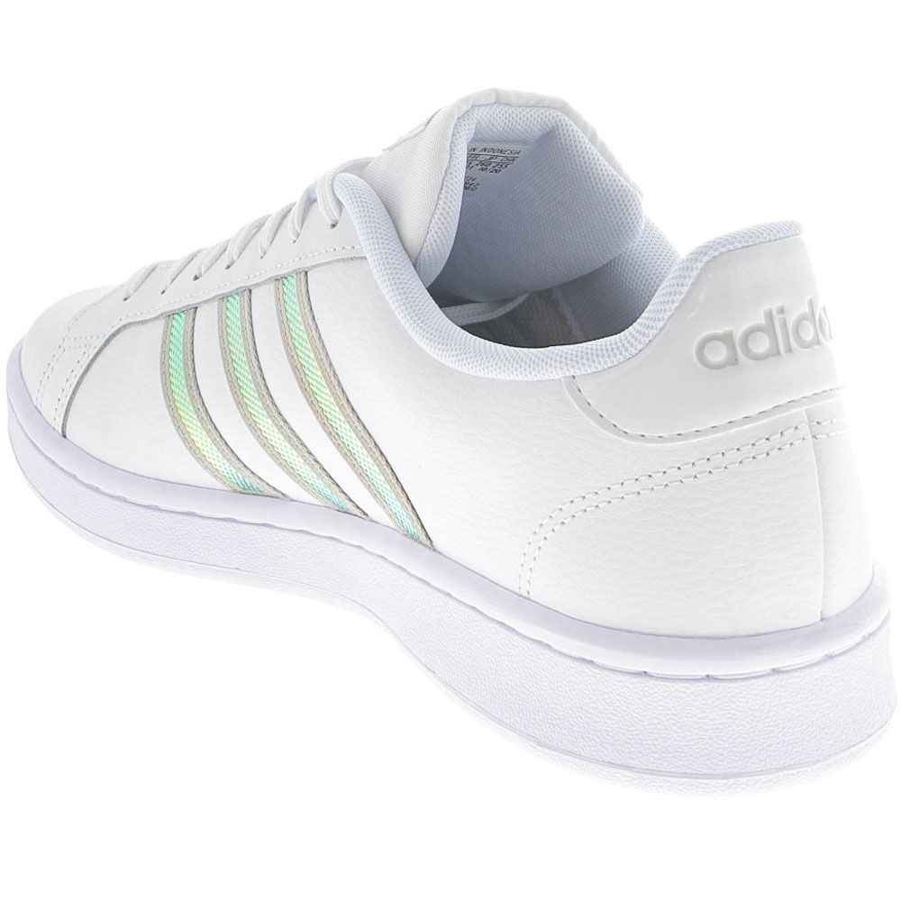 Adidas Grand Court Lifestyle Shoes - Womens White Back View