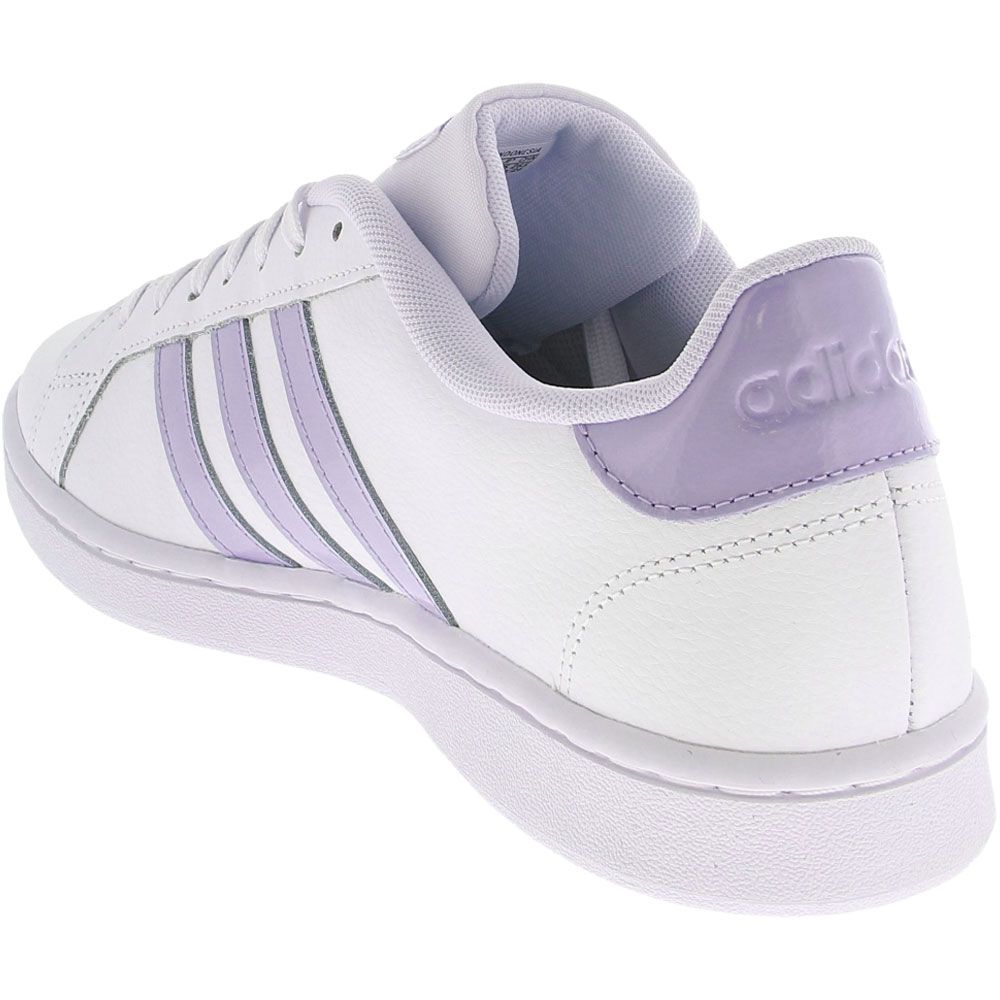 Adidas Grand Court Lifestyle Shoes - Womens White Beetrock Back View