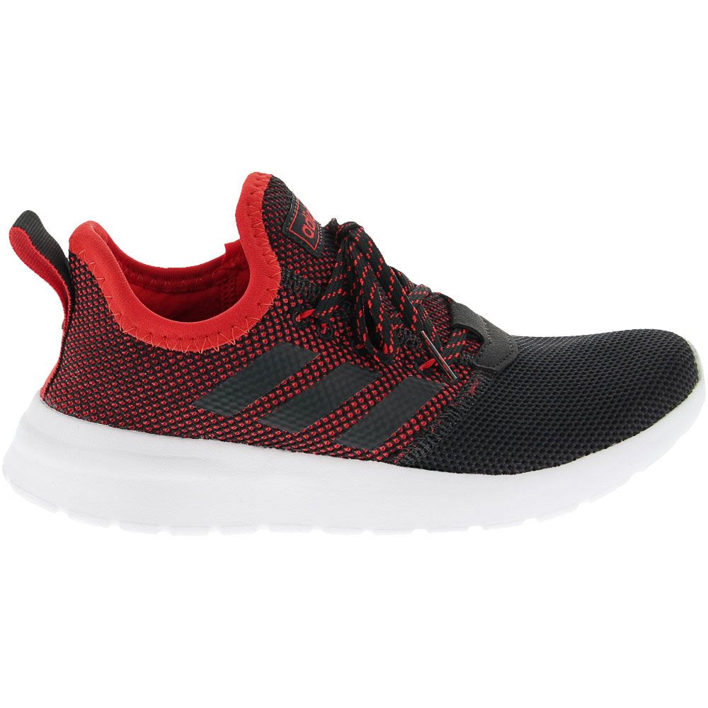 Adidas Lite Racer RBN K Running Shoes - Boys Black Red Side View