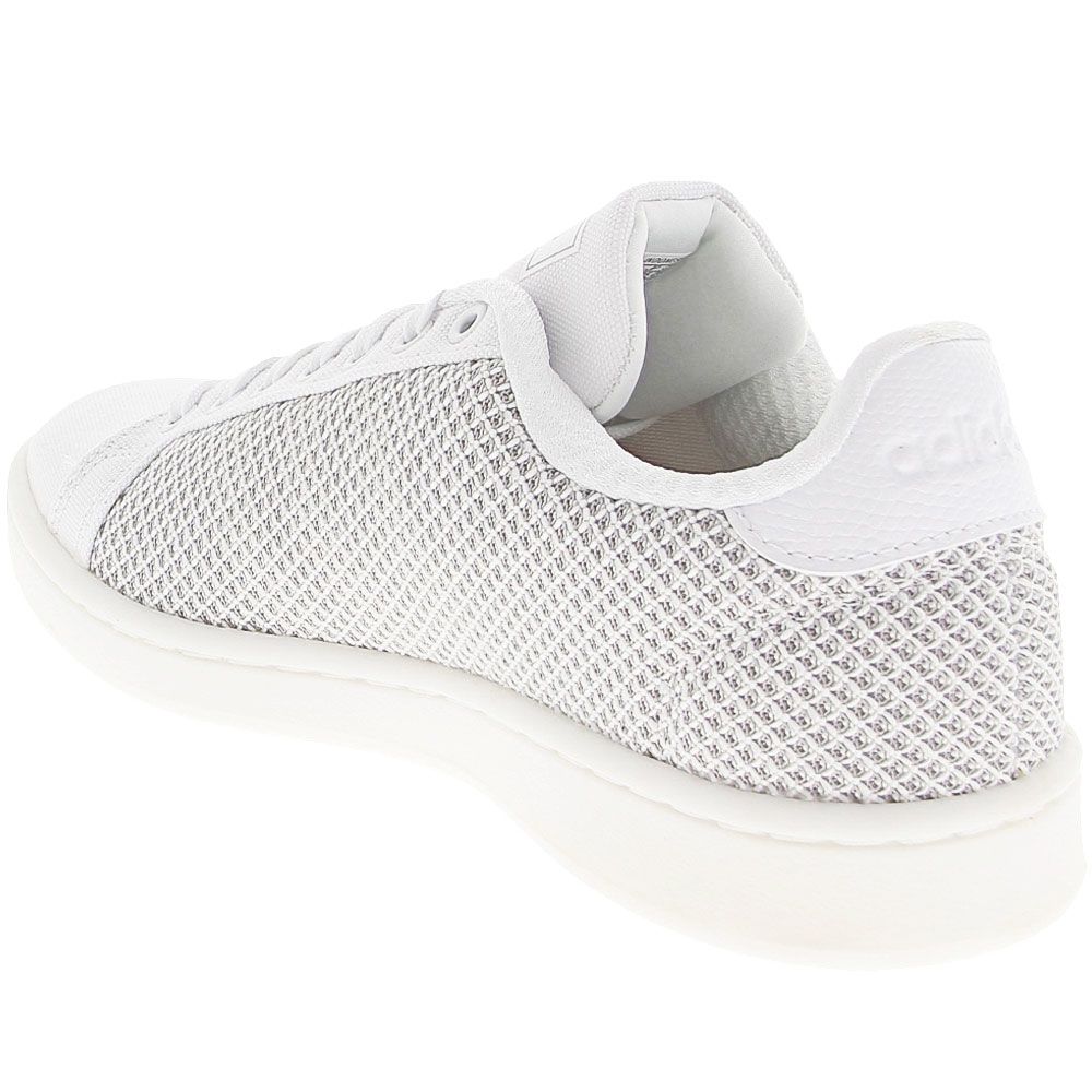 Adidas Grand Court Knit Lifestyle Shoes - Womens White Back View