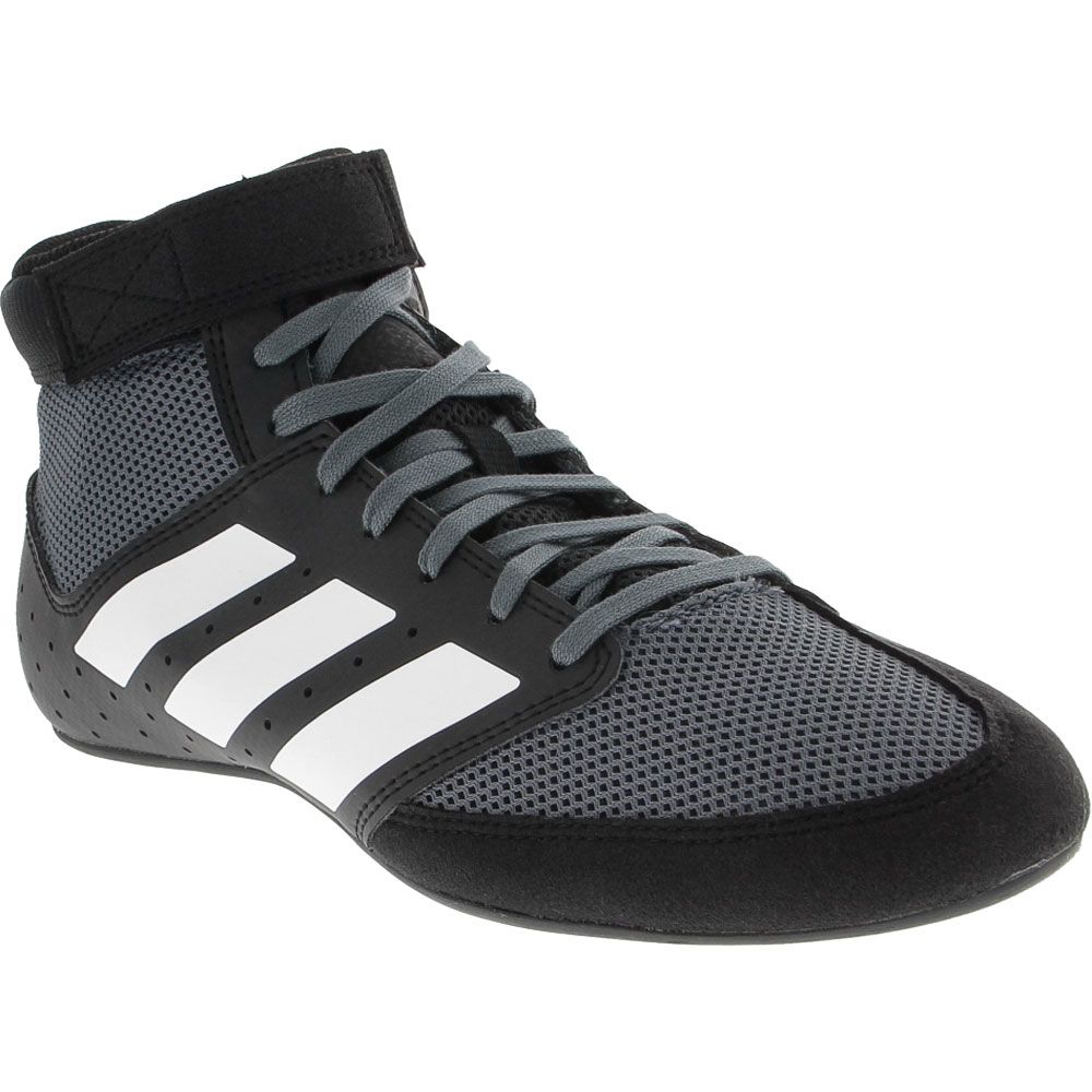 Adidas Mat Hog 2 Wrestling Shoes - Mens Black White