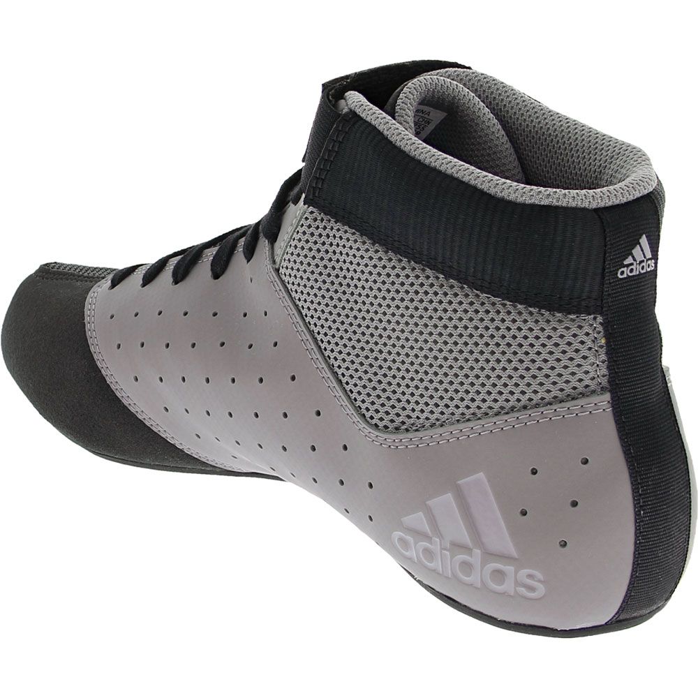 Adidas Mat Hog 2 Wrestling Shoes - Mens Grey Back View