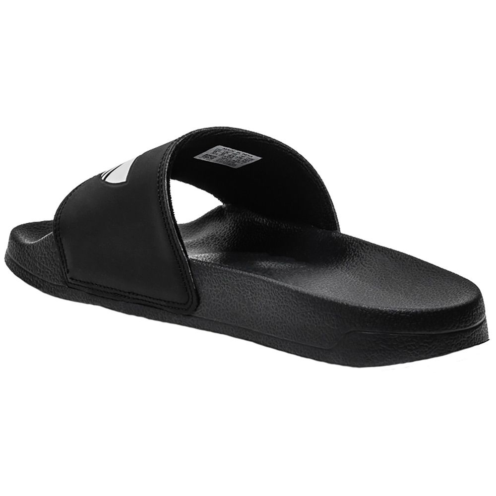 Adidas Adilette Lite Water Sandals - Mens Black White Back View
