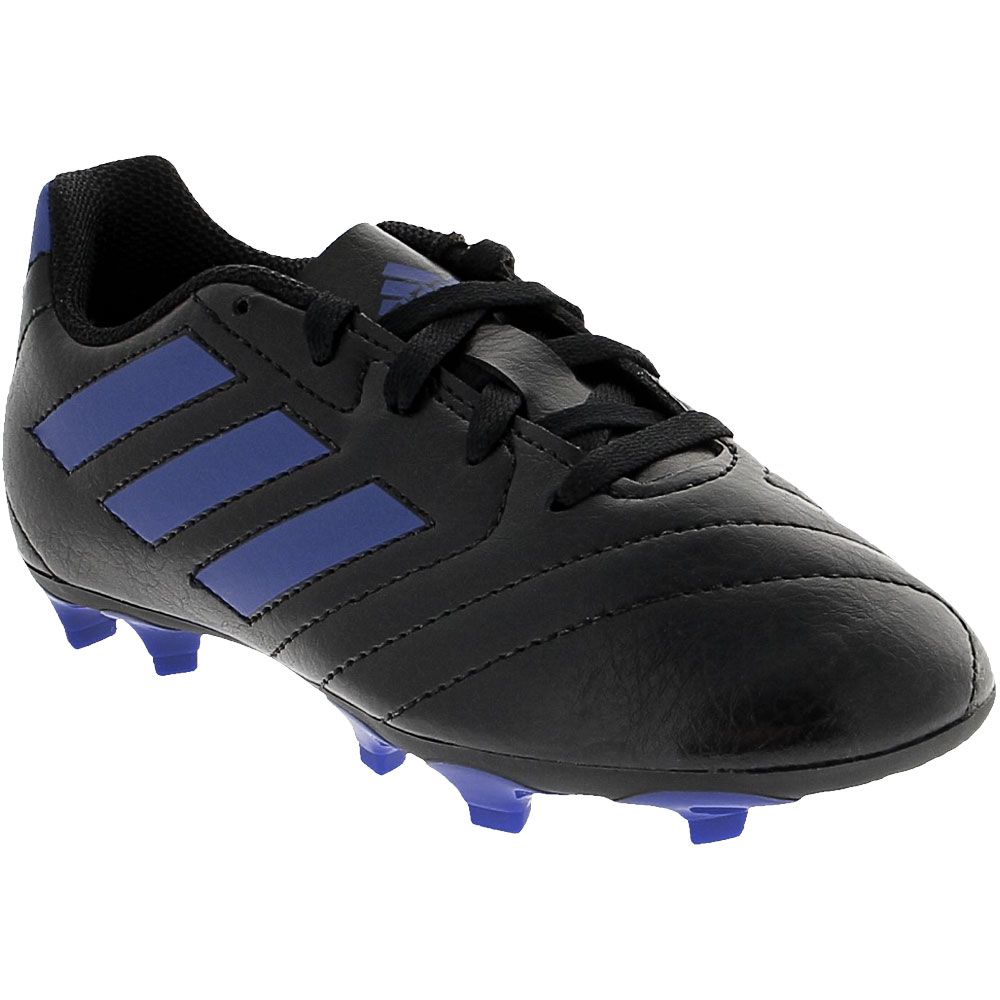 Adidas Goletto 7 FG J Outdoor Soccer Cleats - Boys Black Blue