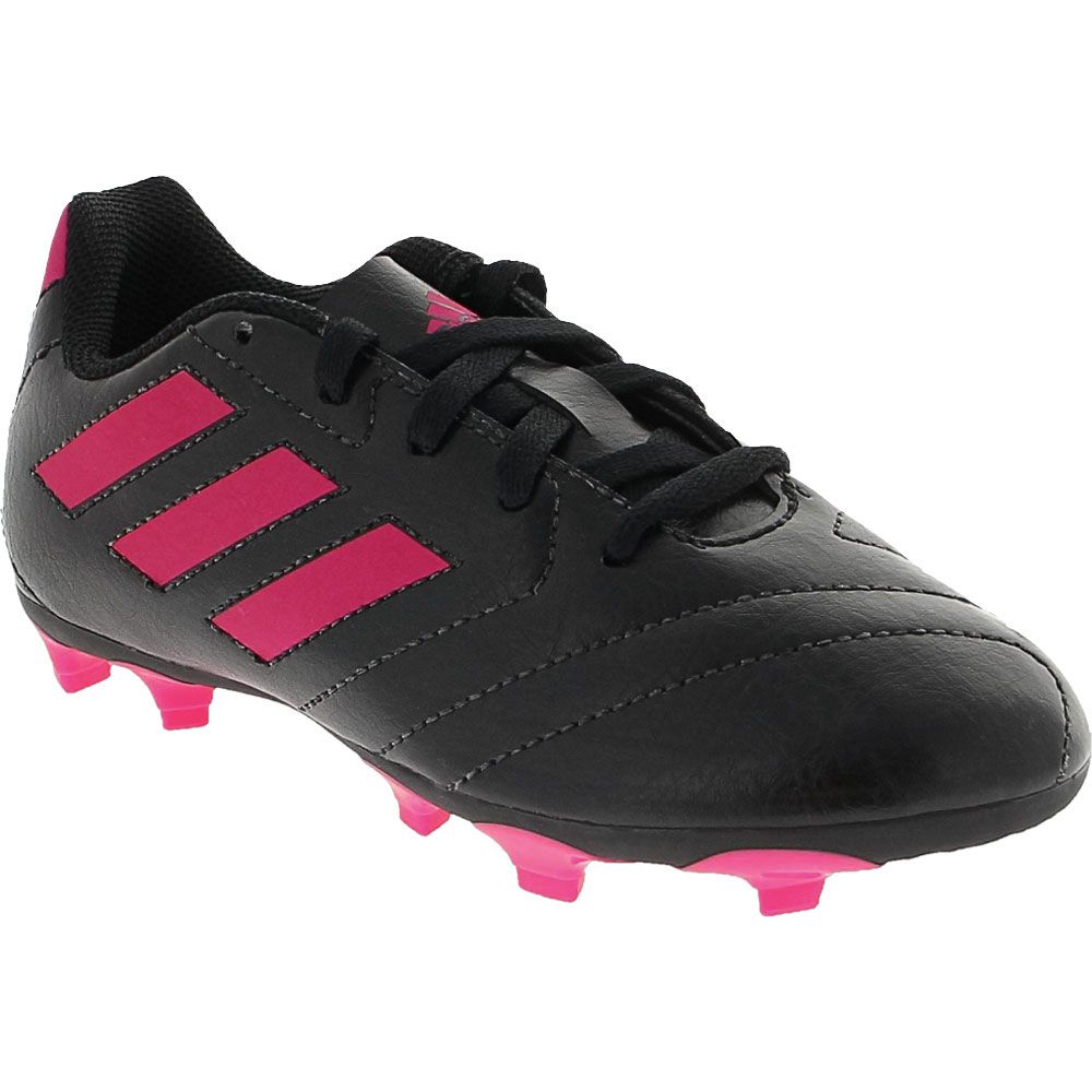 Adidas Goletto 7 FG J Outdoor Soccer Cleats - Boys Black Pink