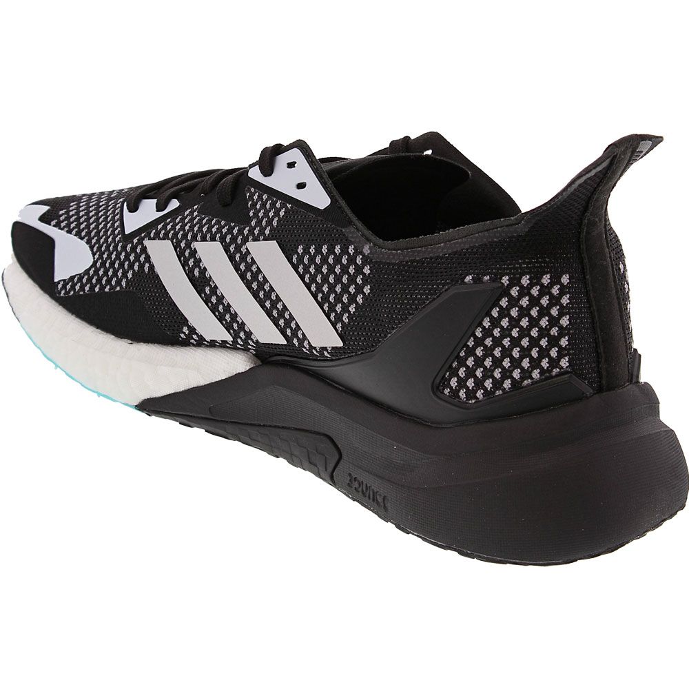 Adidas X9000 L3 Running Shoes - Mens Black White Back View
