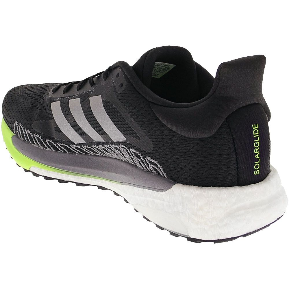 Adidas Solar Glide 3 Running Shoes - Mens Black Back View