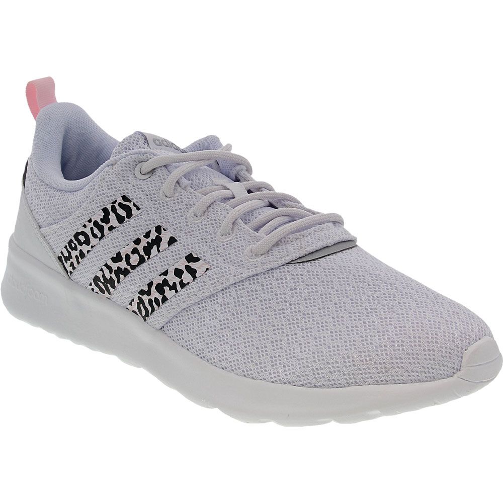 Adidas Qt Racer 2 Running Shoes - Womens White Black