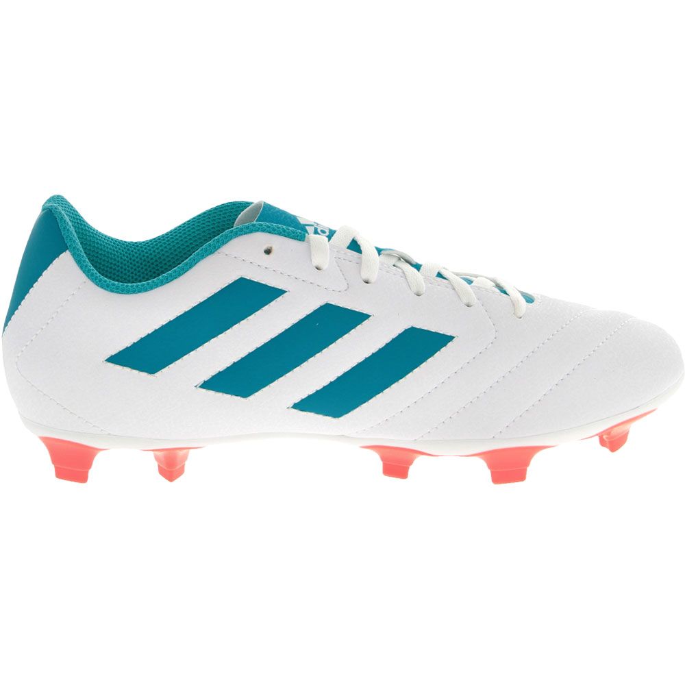 Adidas Goletto 7 Outdoor Soccer Cleats - Womens White Blue