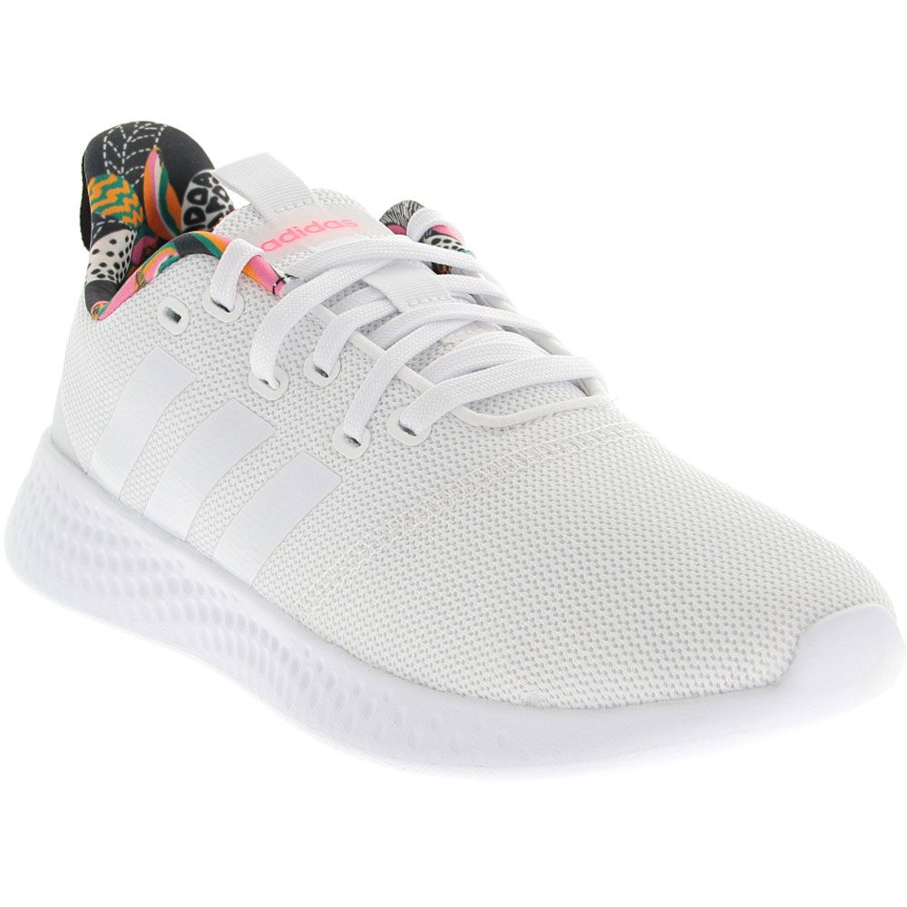 Adidas Pure Motion Running Shoe - Womens White Rose Tone