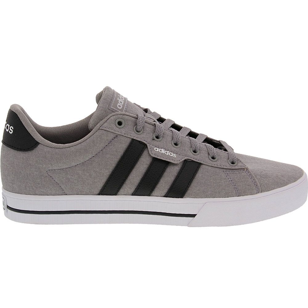 Adidas Daily 3 Lifestyle Shoes - Mens Grey Side View