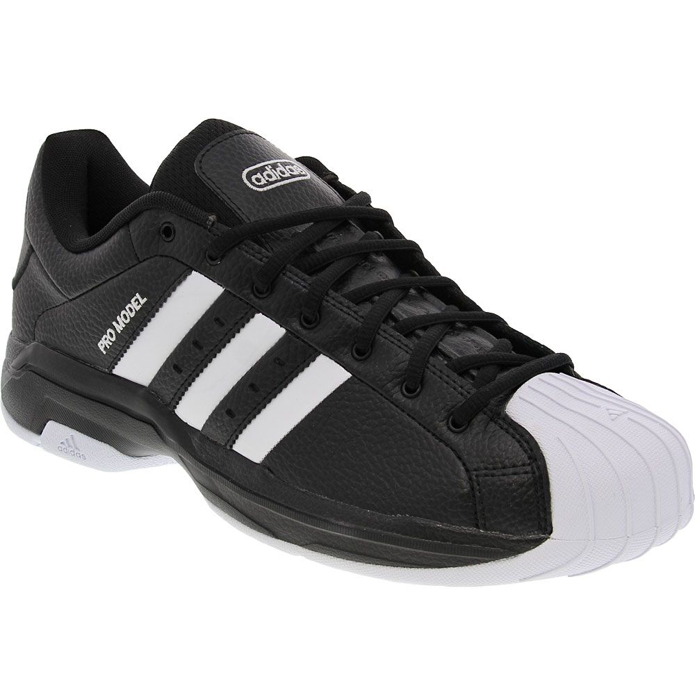 Adidas Pro Model 2g Low Basketball Shoes - Mens Black White