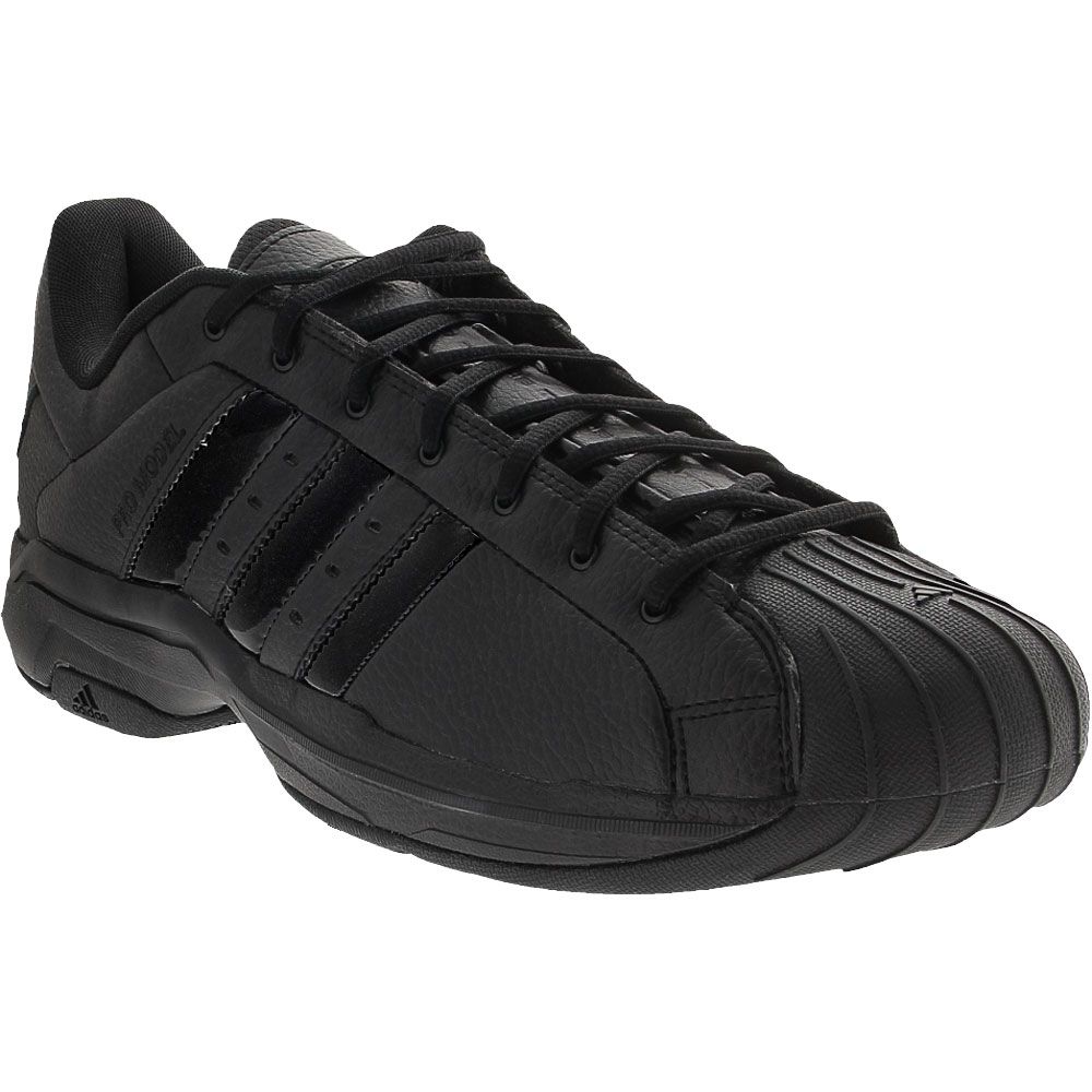 Adidas Pro Model 2g Low Basketball Shoes - Mens Black Black Black