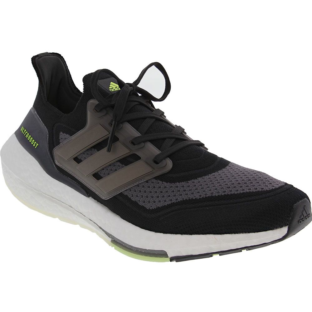Adidas Ultraboost 21 Running Shoes - Mens Black Grey
