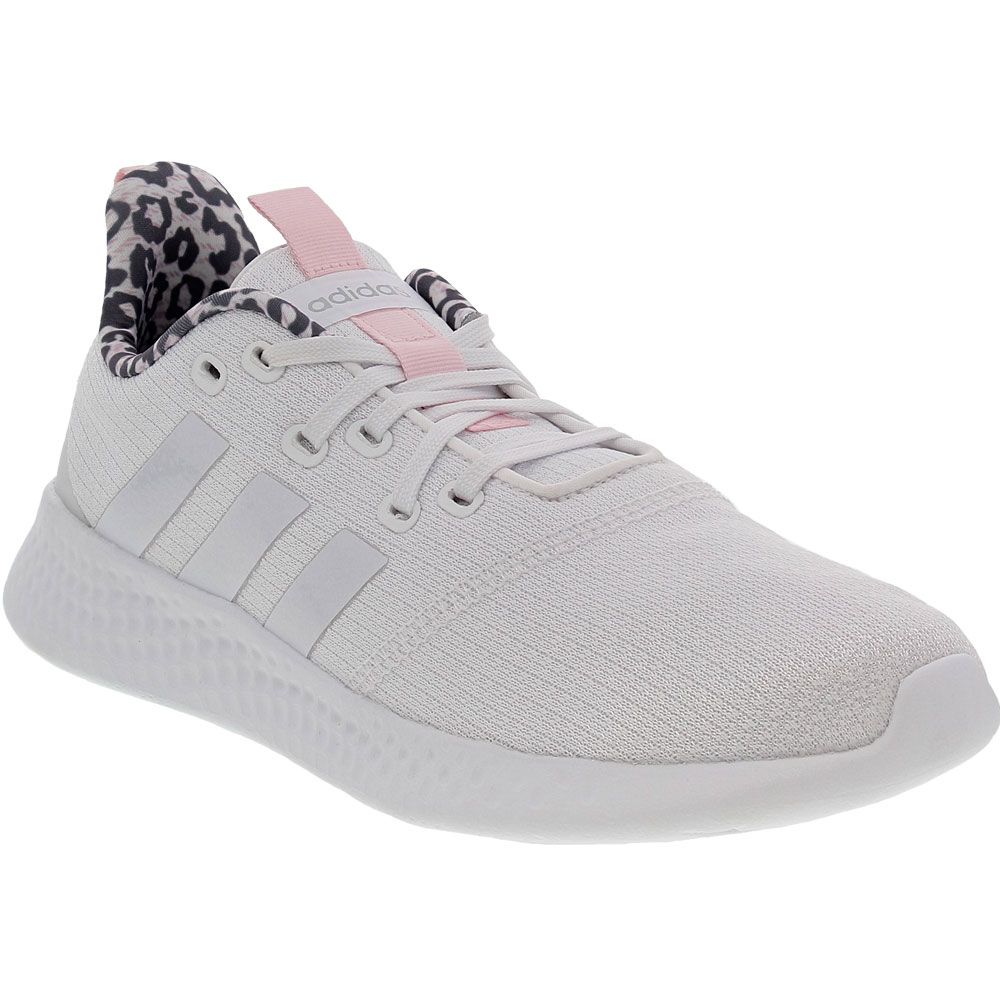 Adidas Pure Motion Running Shoes - Womens White Pink Leopard