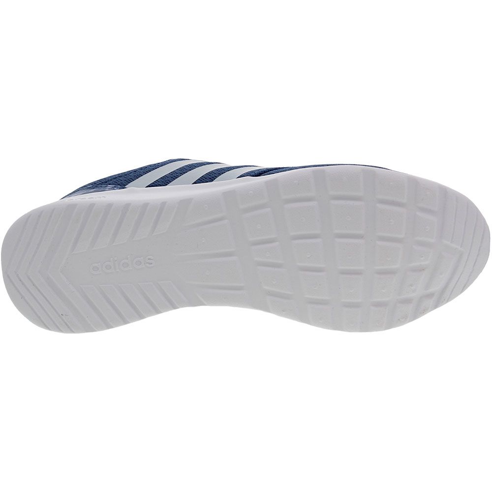 Adidas Qt Racer Running Shoes - Womens Crew Blue White Sole View