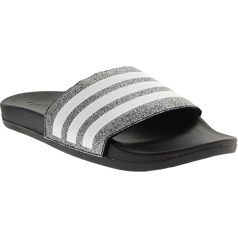 Adidas Adilette Comfort Slide Sandals - Boys | Girls Black White