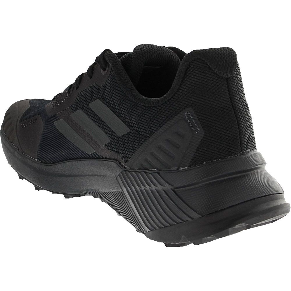 Adidas Terrex Soulstride Trail Running Shoes - Mens Black Grey Back View