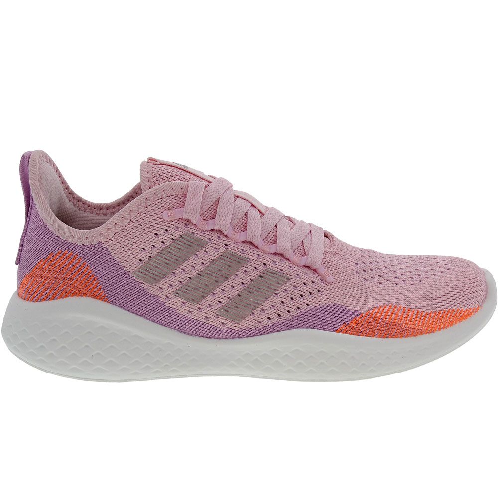 Adidas Fluid Flow Running Shoes - Womens Lilac Side View