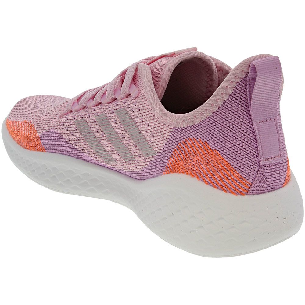Adidas Fluid Flow Running Shoes - Womens Lilac Back View