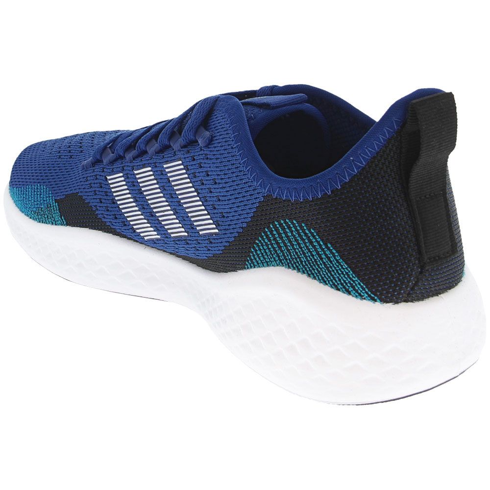 Adidas Fluid Flow Running Shoes - Mens Blue Back View