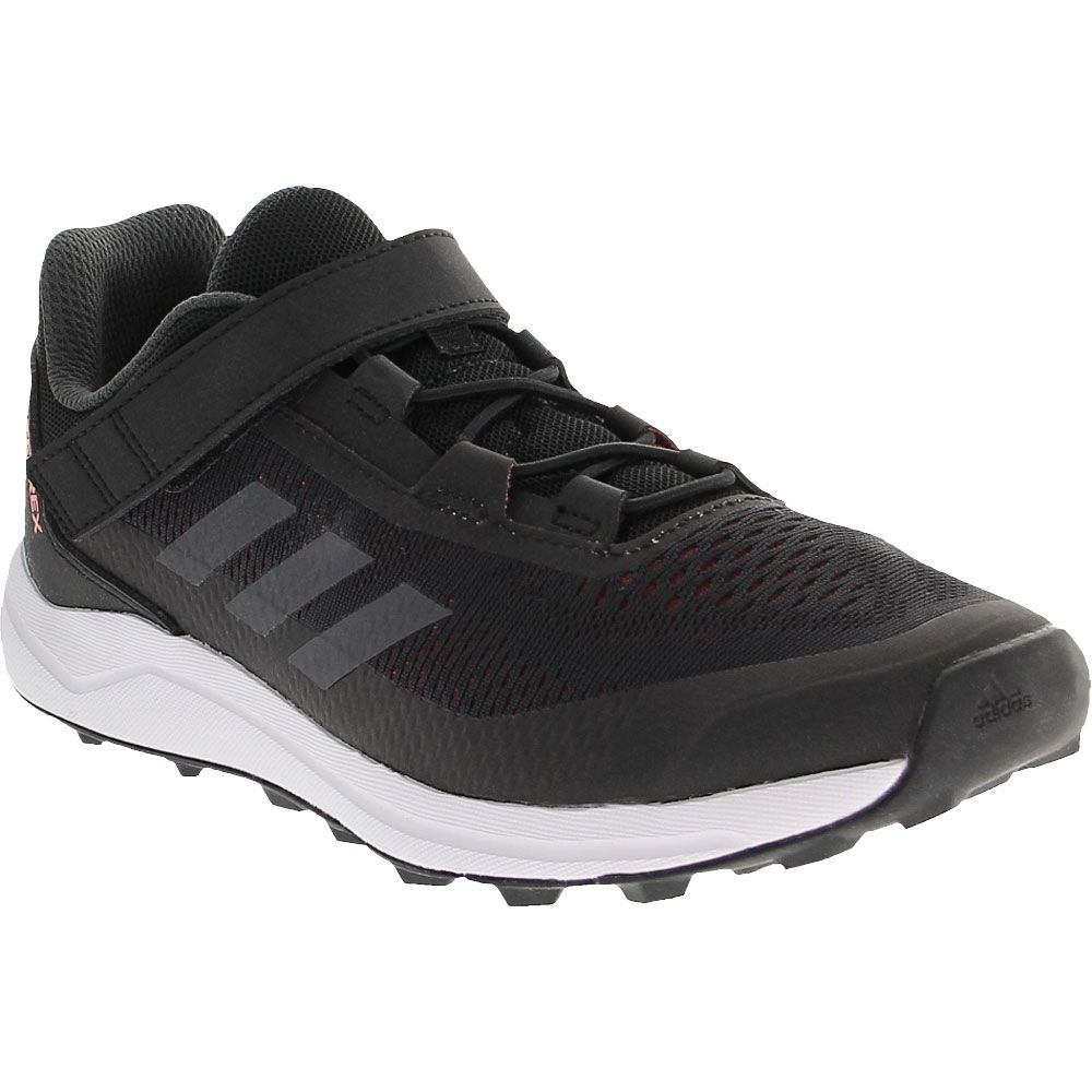 Adidas Terrex Agravic Flow Boys Trail Running Shoes Black Red