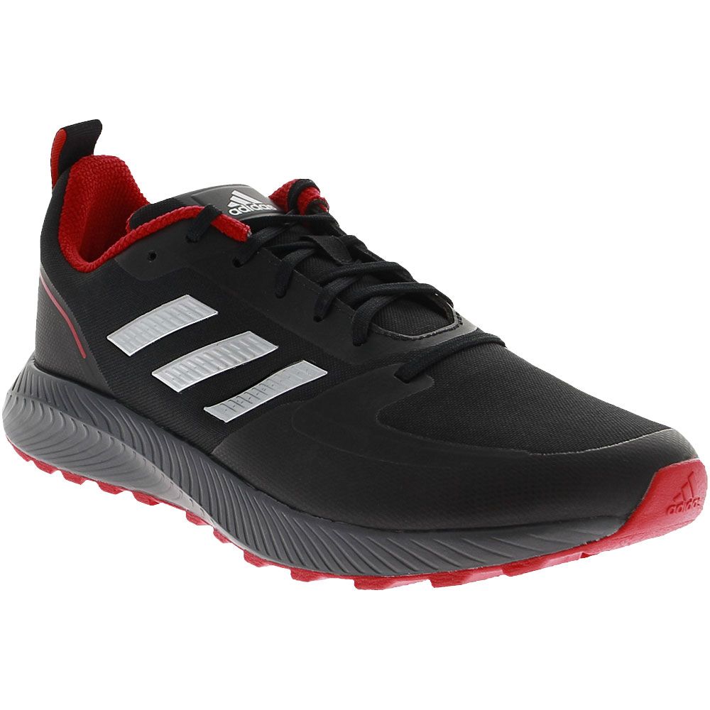 Adidas Runfalcon 2 Trail Running Shoes - Mens Black Grey