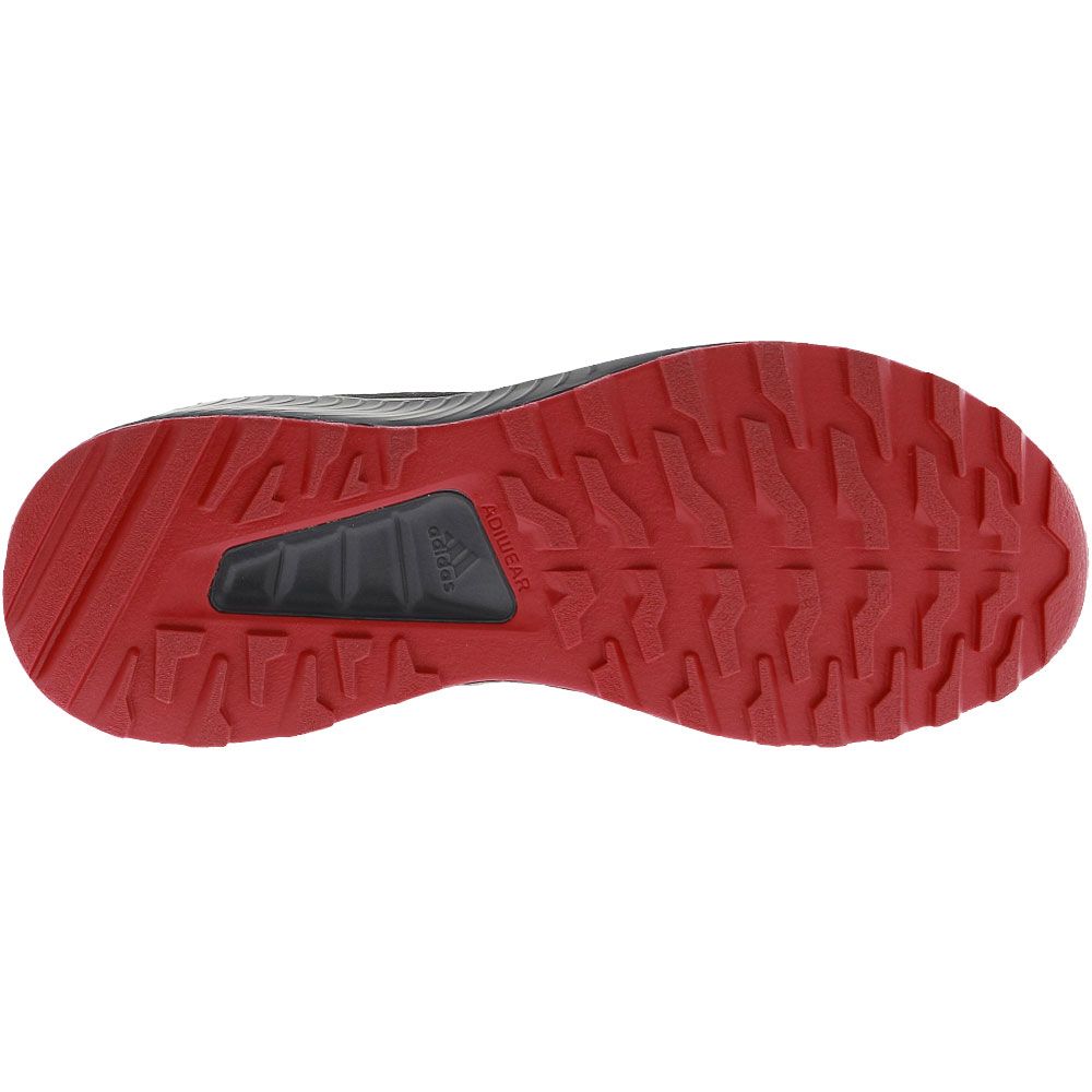 Adidas Runfalcon 2 Trail Running Shoes - Mens Black Grey Sole View