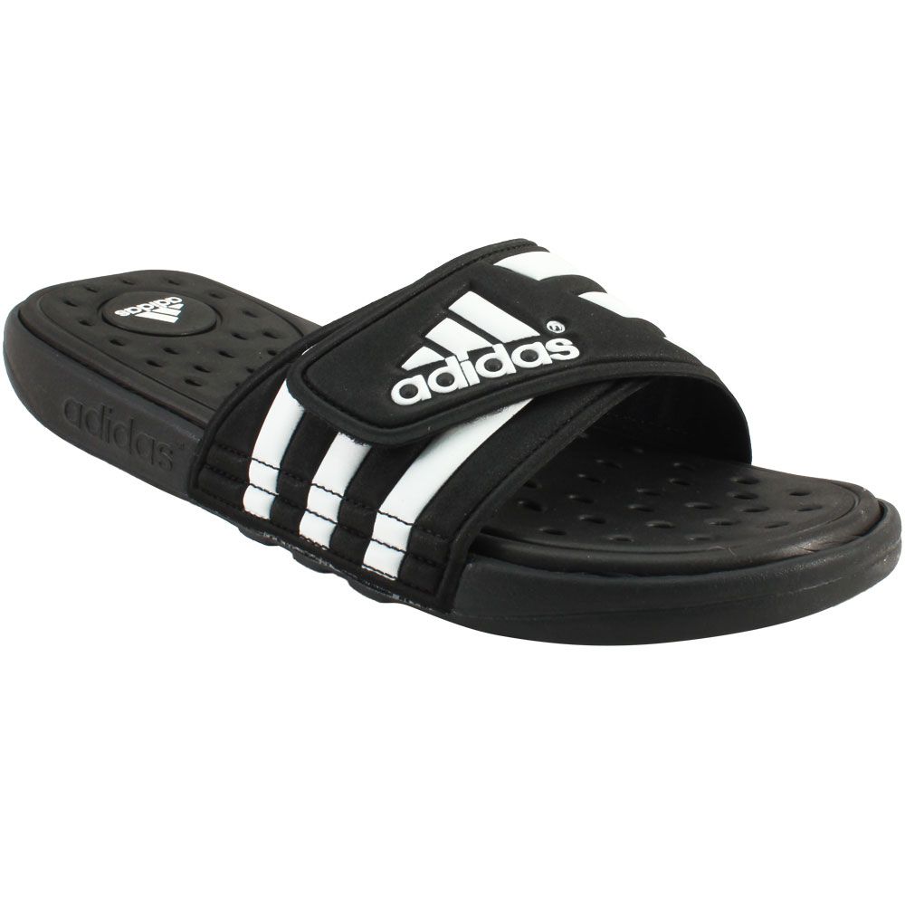 Adidas Adissage Cf Slide Sandals - Mens Black White