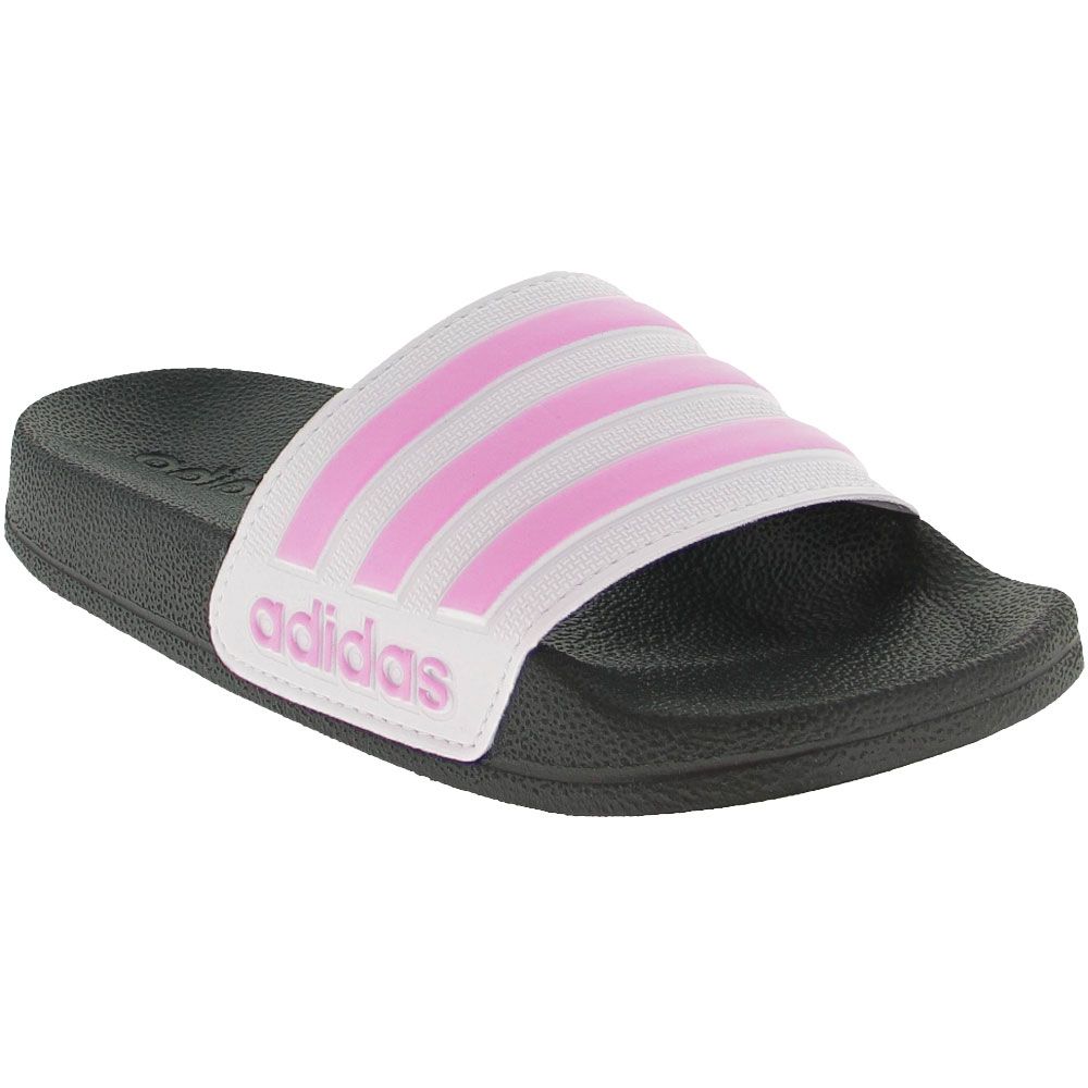 Adidas Adilette Shower K Slide Sandals - Boys | Girls Black Purple