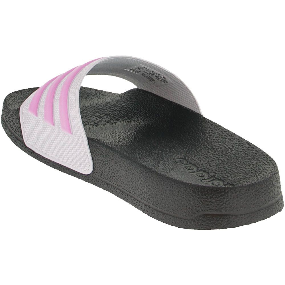 Adidas Adilette Shower K Slide Sandals - Boys | Girls Black Purple Back View