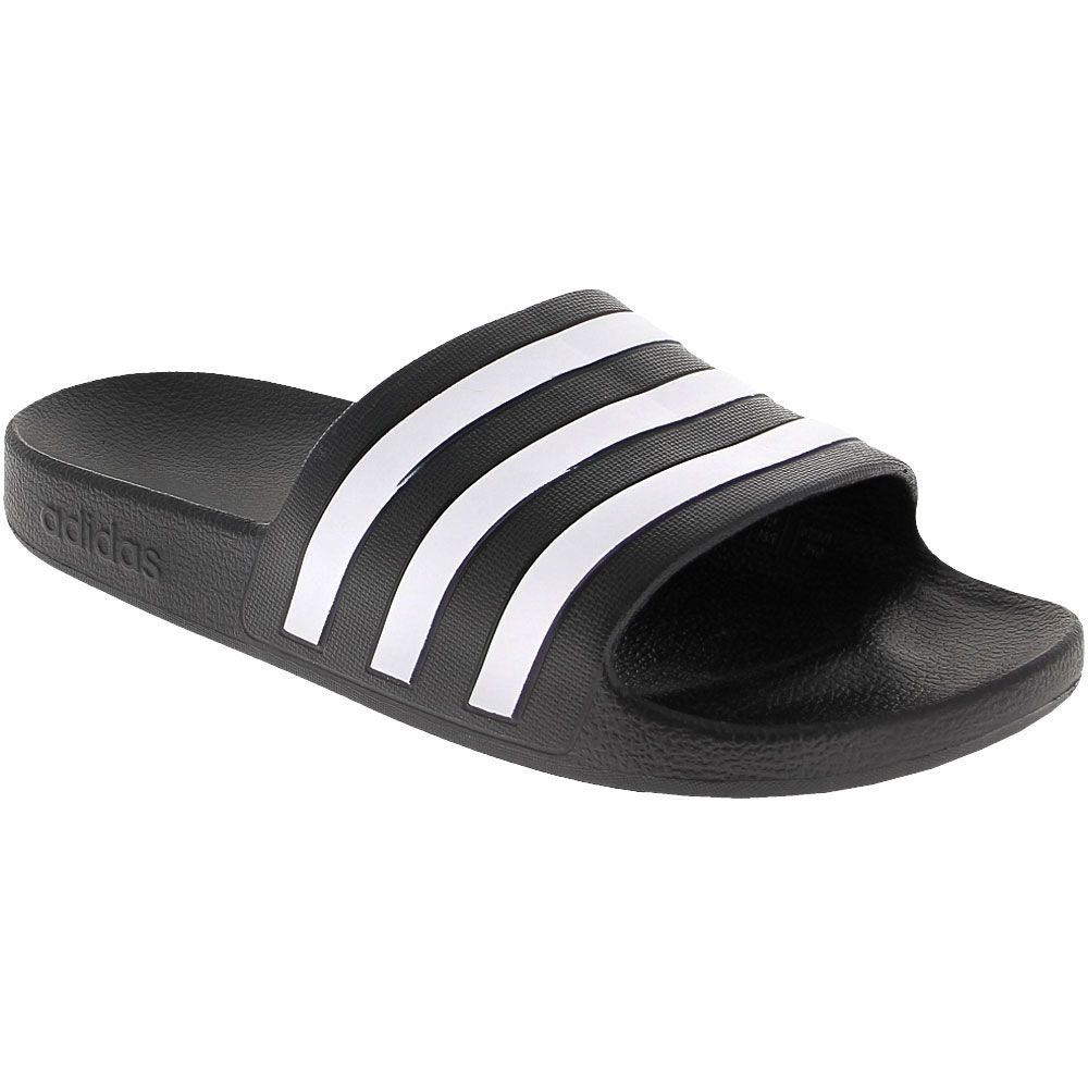 Adidas Adilette  Aqua Water Sandals - Womens Black White Black