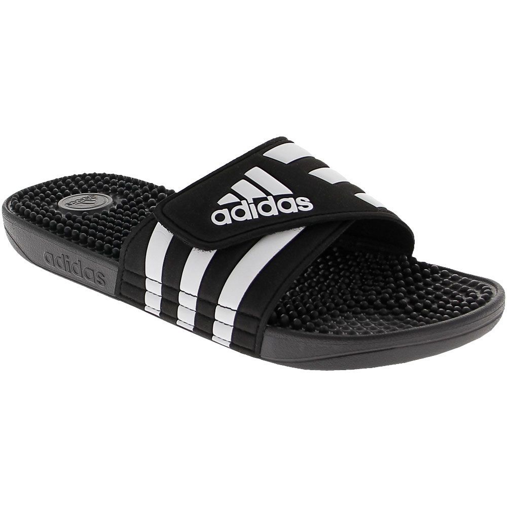 Adidas Adissage Slides Sandals - Womens Black White