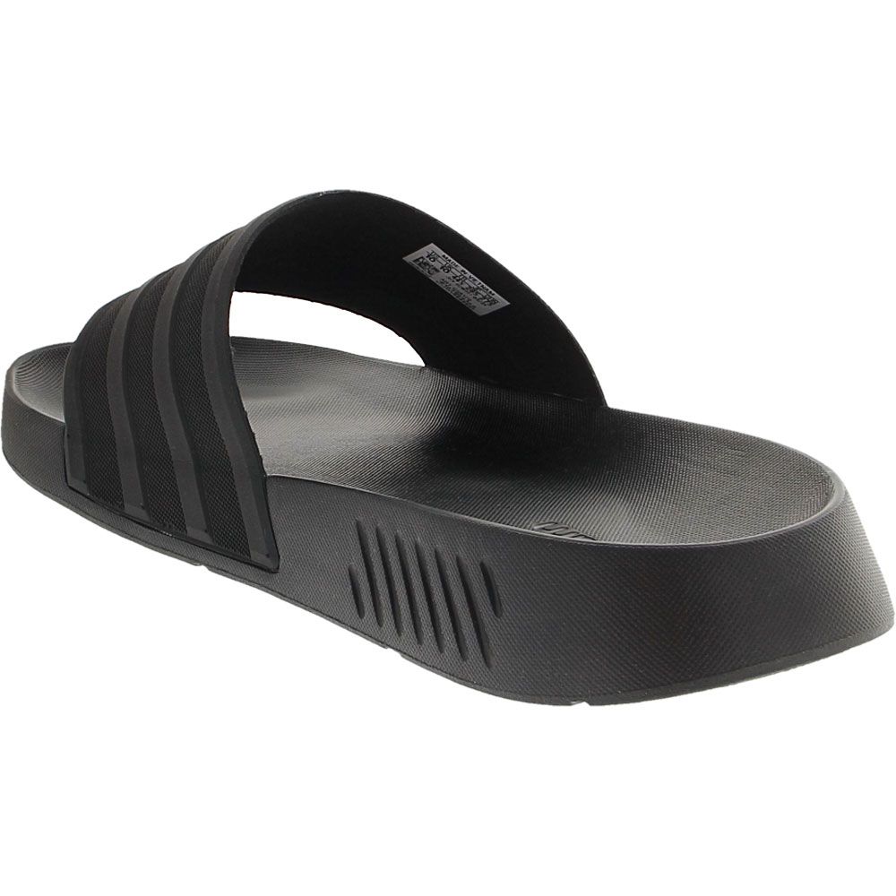 Adidas Racer TR Slide Sandals - Mens Black Blue Back View