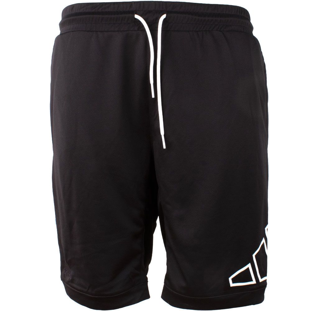 Adidas Big Logo Short Shorts - Mens Black White