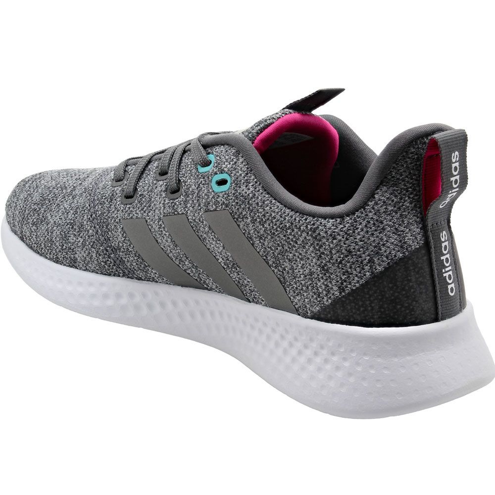 Adidas Puremotion Running Shoe - Womens Grey Magenta Back View