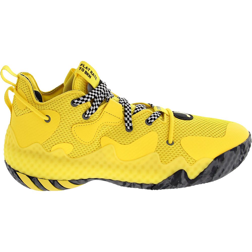 Adidas Harden Vol 6 Taxi Basketball Shoes - Mens Yellow Black